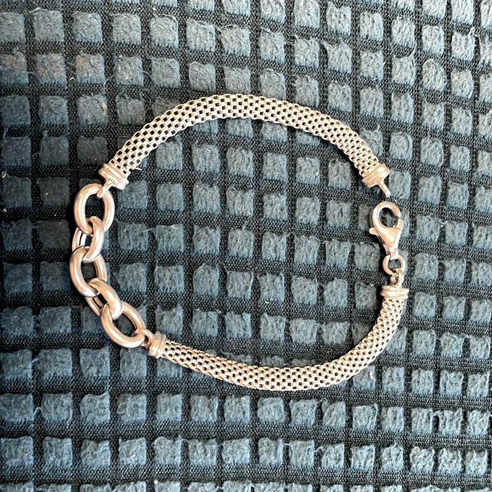 Women’s Sterling Silver Round Franco Bracelet